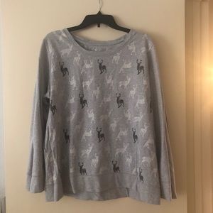 Style & Co reindeer sweatshirt. Size XL